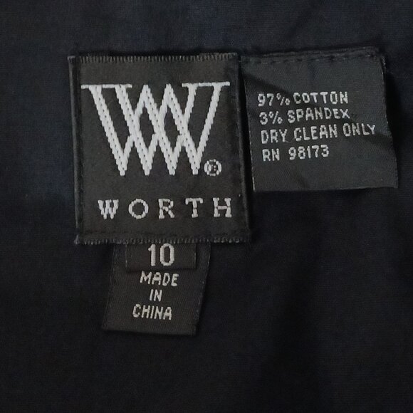 Worthington Maxi Skirt Size 10 Pleated Striped - Picture 7 of 7